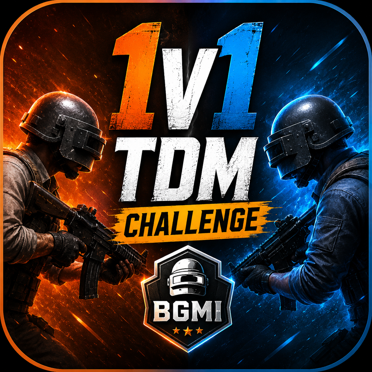 1v1 TDM Challenge tournaments on BattleX India