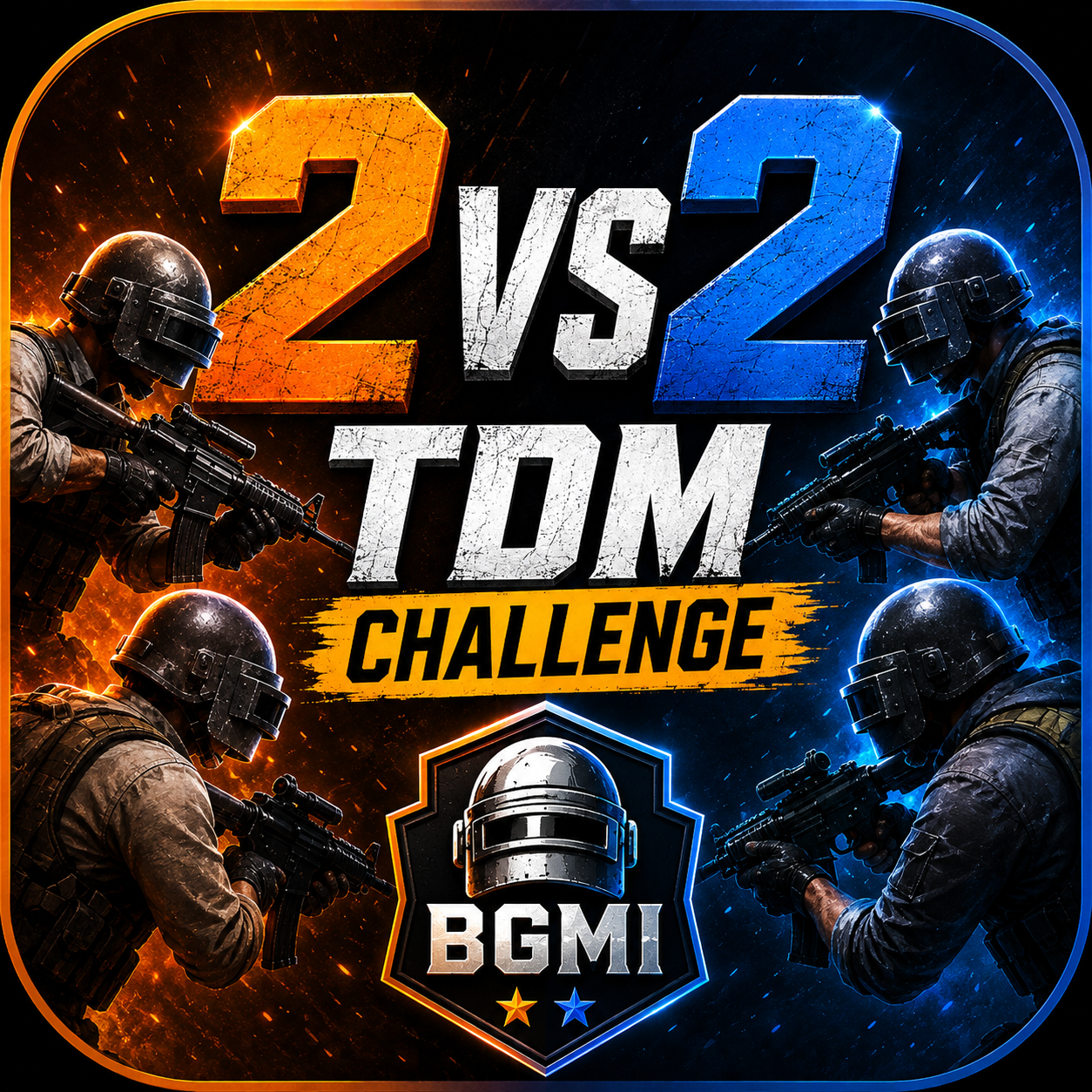2v2 TDM Challenge tournaments on BattleX India