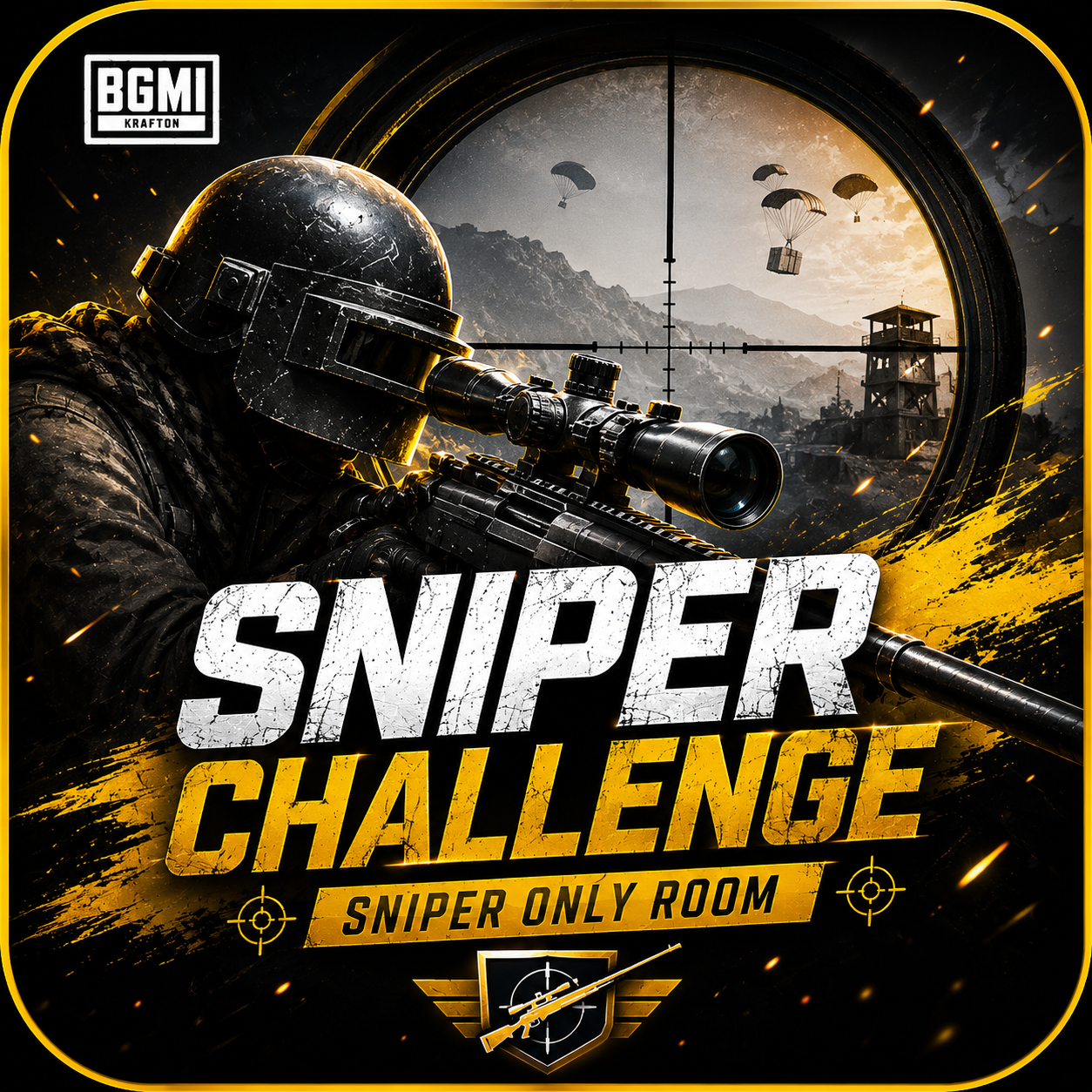 Sniper Challenge — sniper-only room tournaments on BattleX India