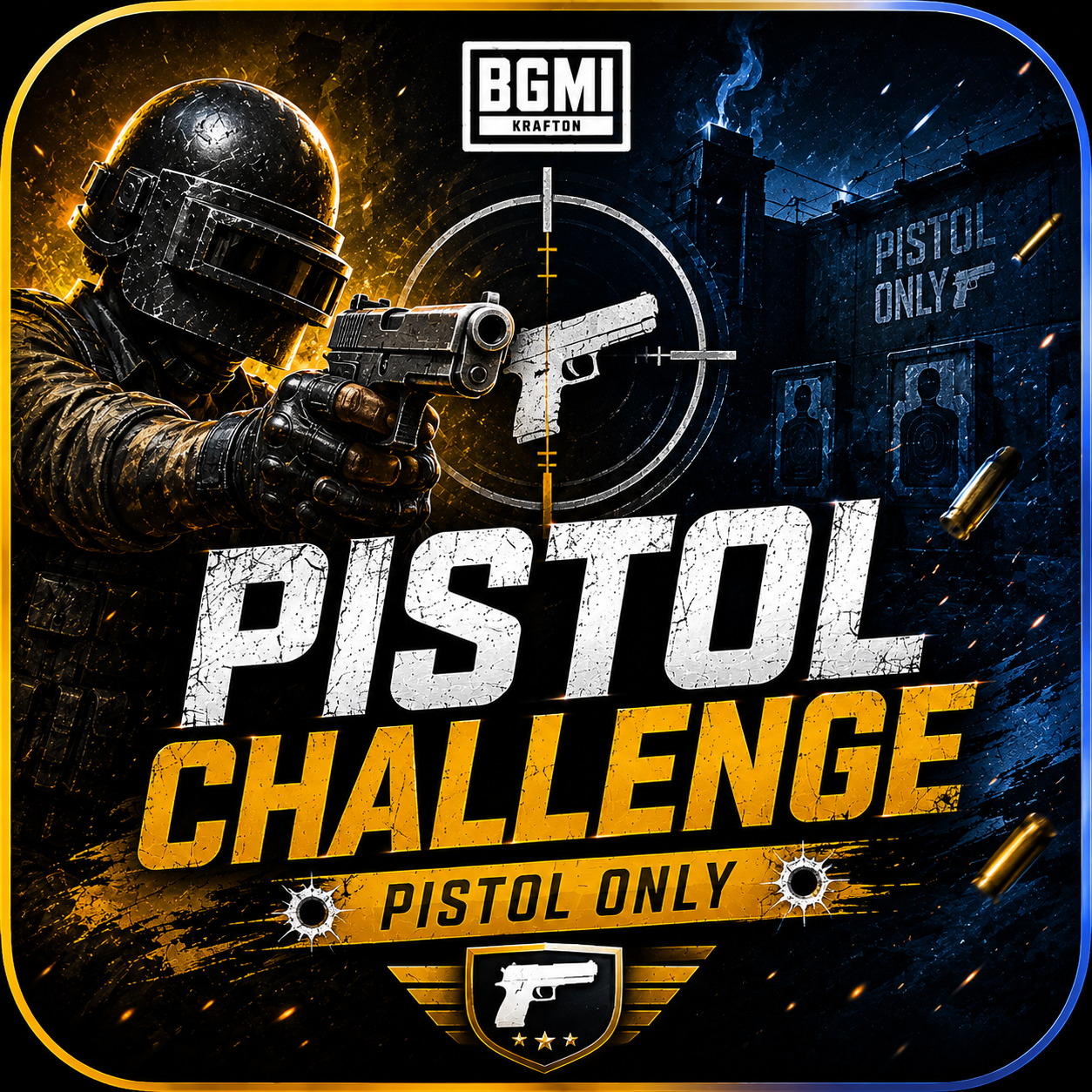 Pistol Challenge — pistol-only tournaments on BattleX India