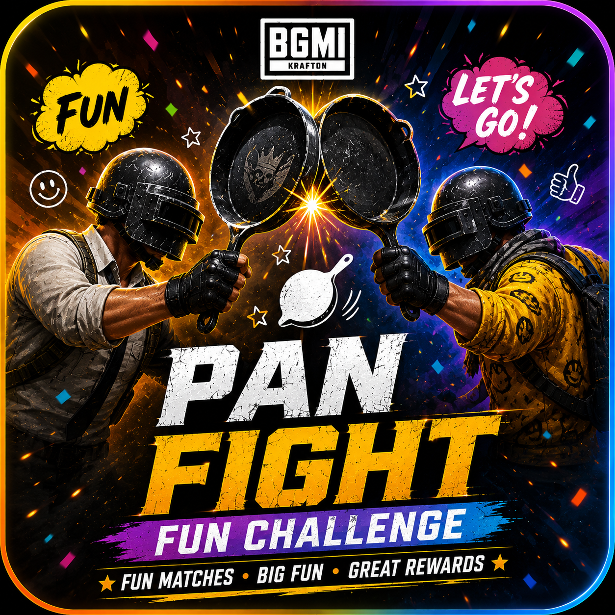 Pan Fight / Fun Challenge — promotional/fun matches tournaments on BattleX India