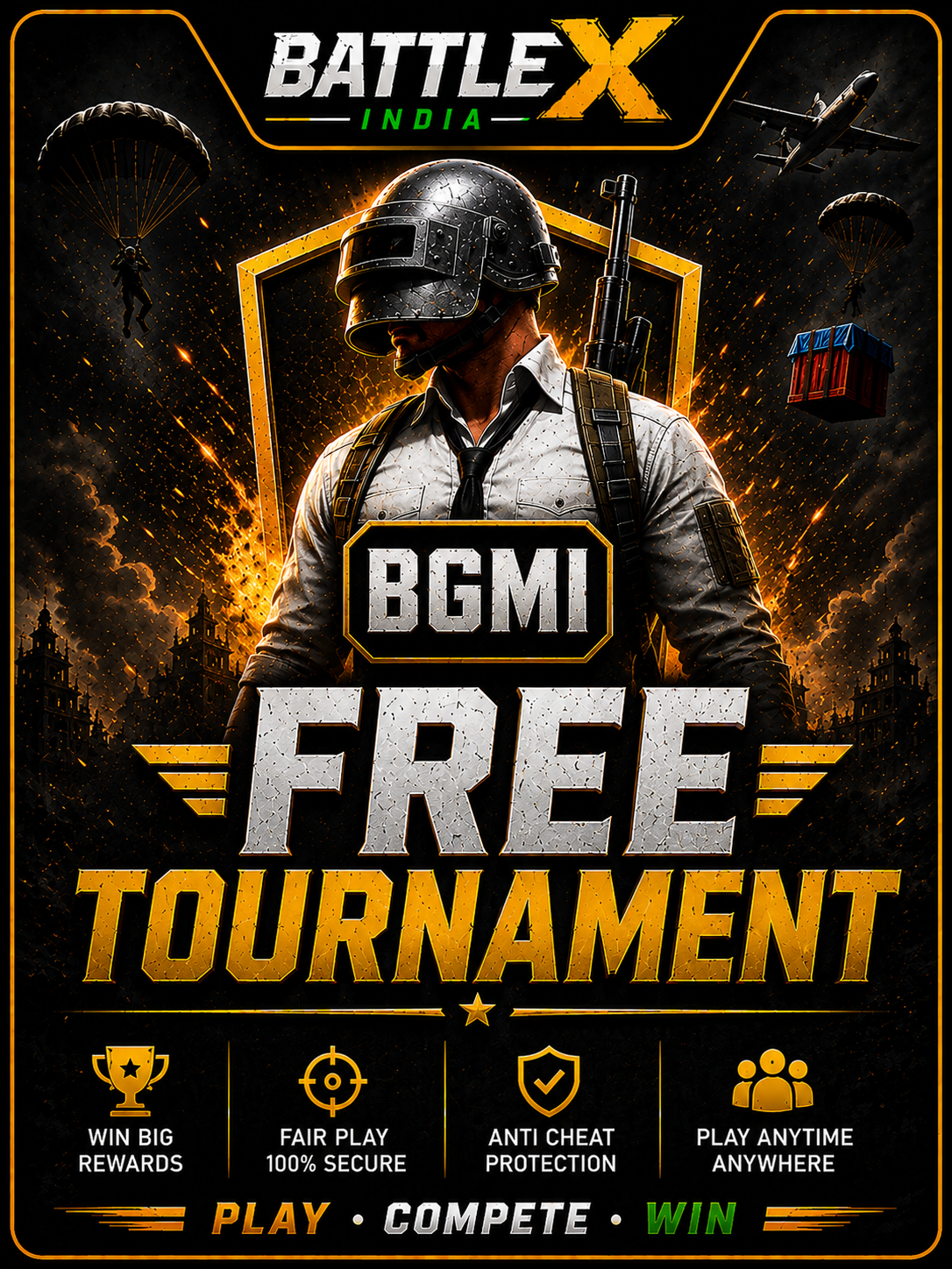 BGMI CLASSIC tournaments on BattleX India